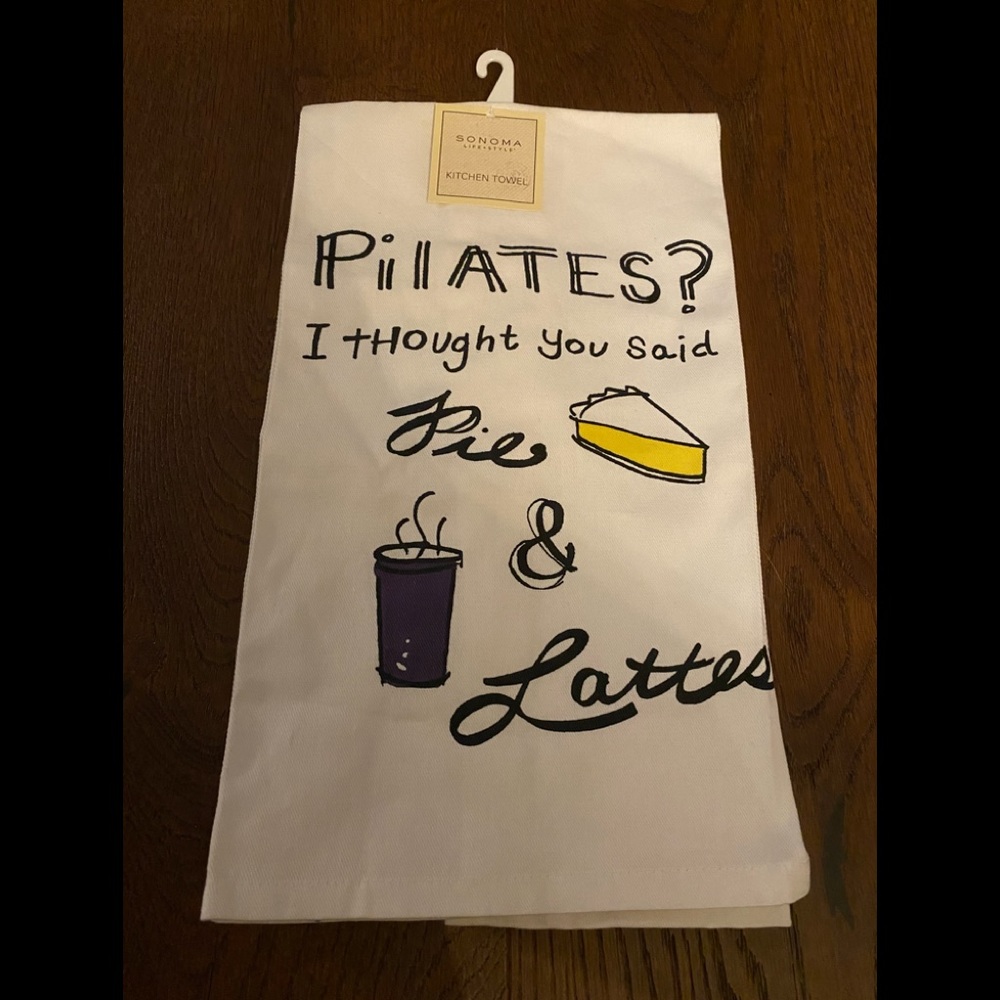 Pilates Kitchen towel-NEW!